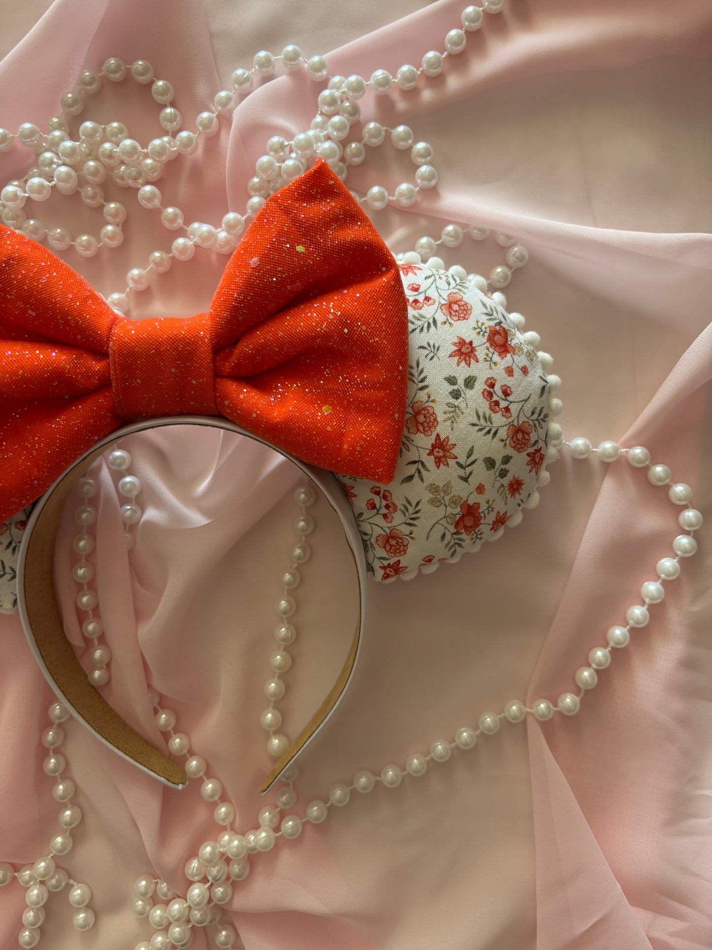 Orange lily mouse ears