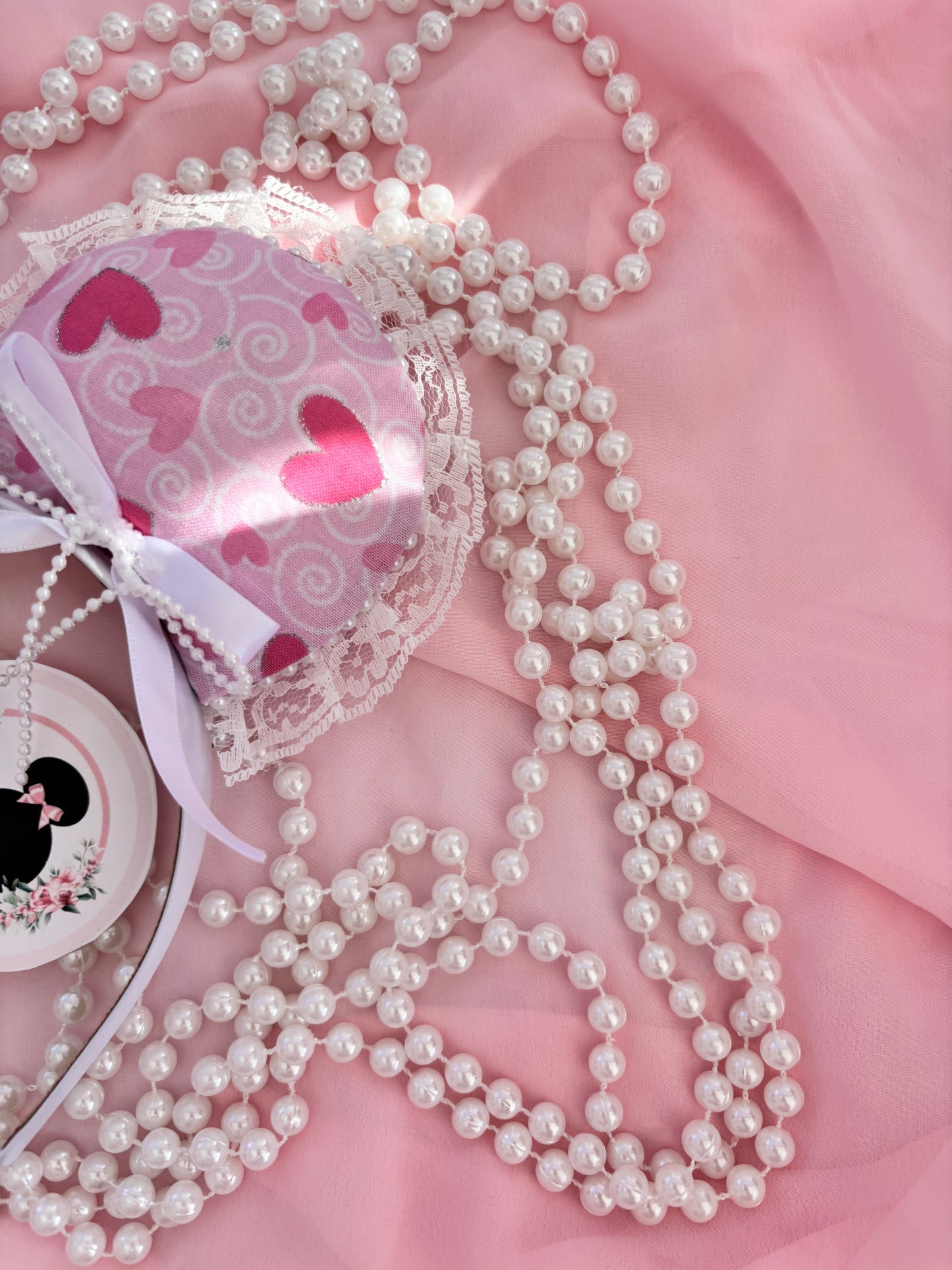 Lovely pearls coquette mouse ears