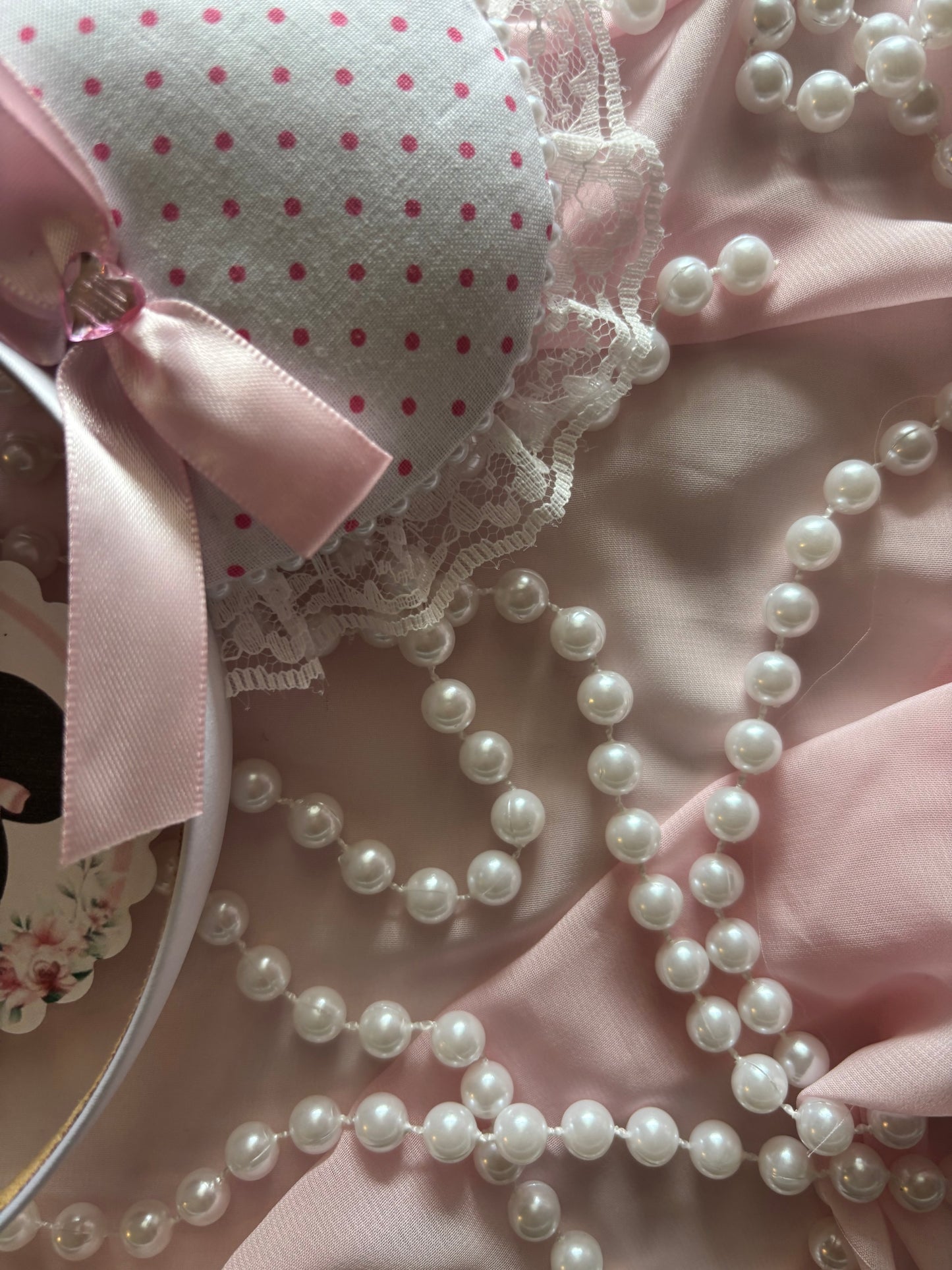 Fuchsia dot coquette mouse ears
