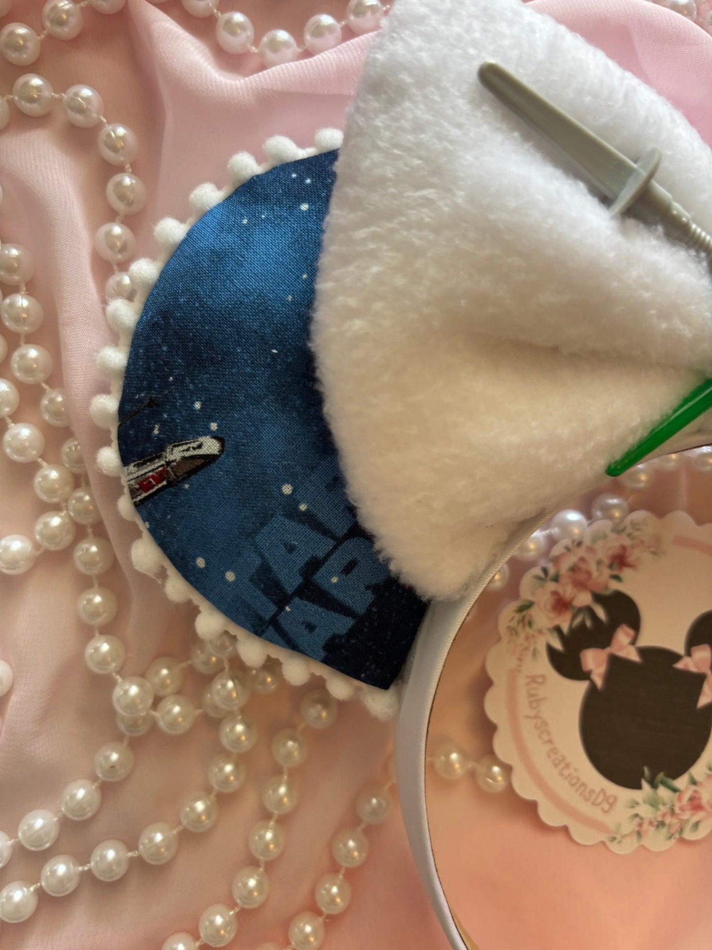 Blue milk mouse ears
