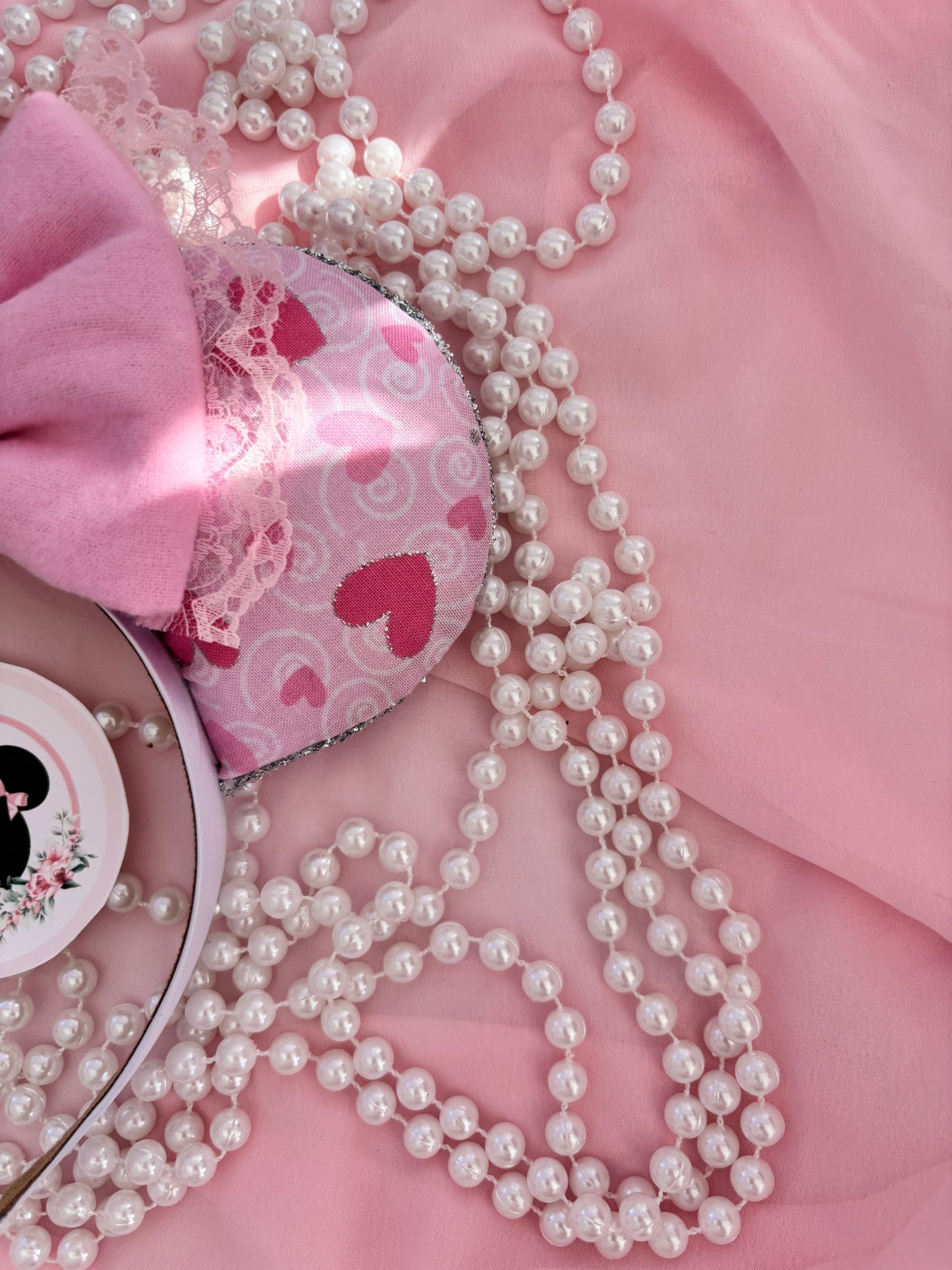 Lovely light pink mouse ears