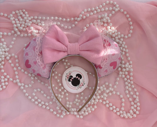 Lovely light pink mouse ears