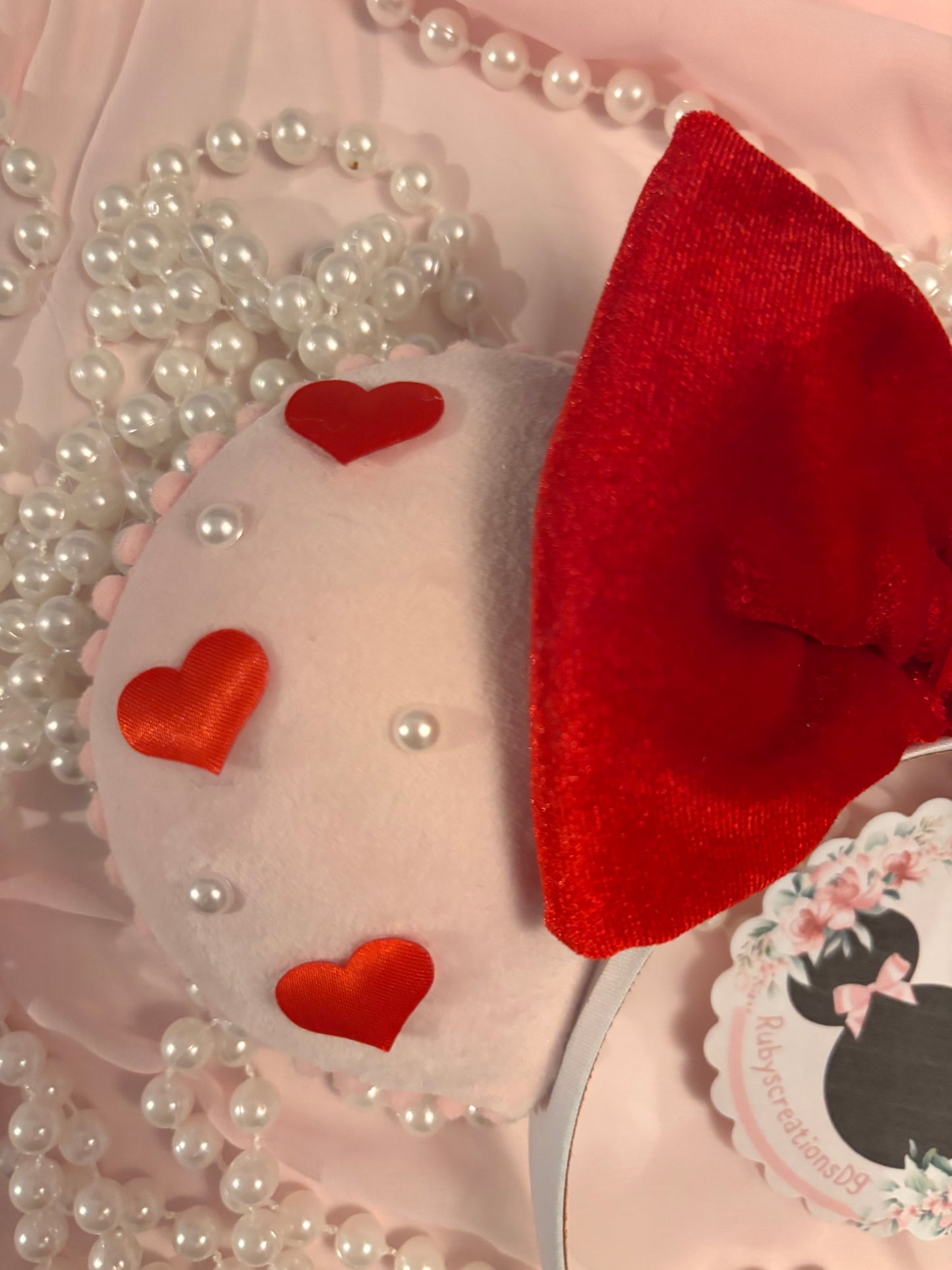 Lovable pink mouse ears