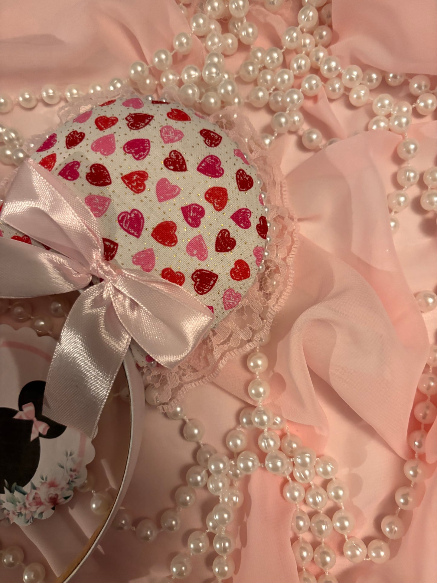 Love all over coquette Pink mouse ears