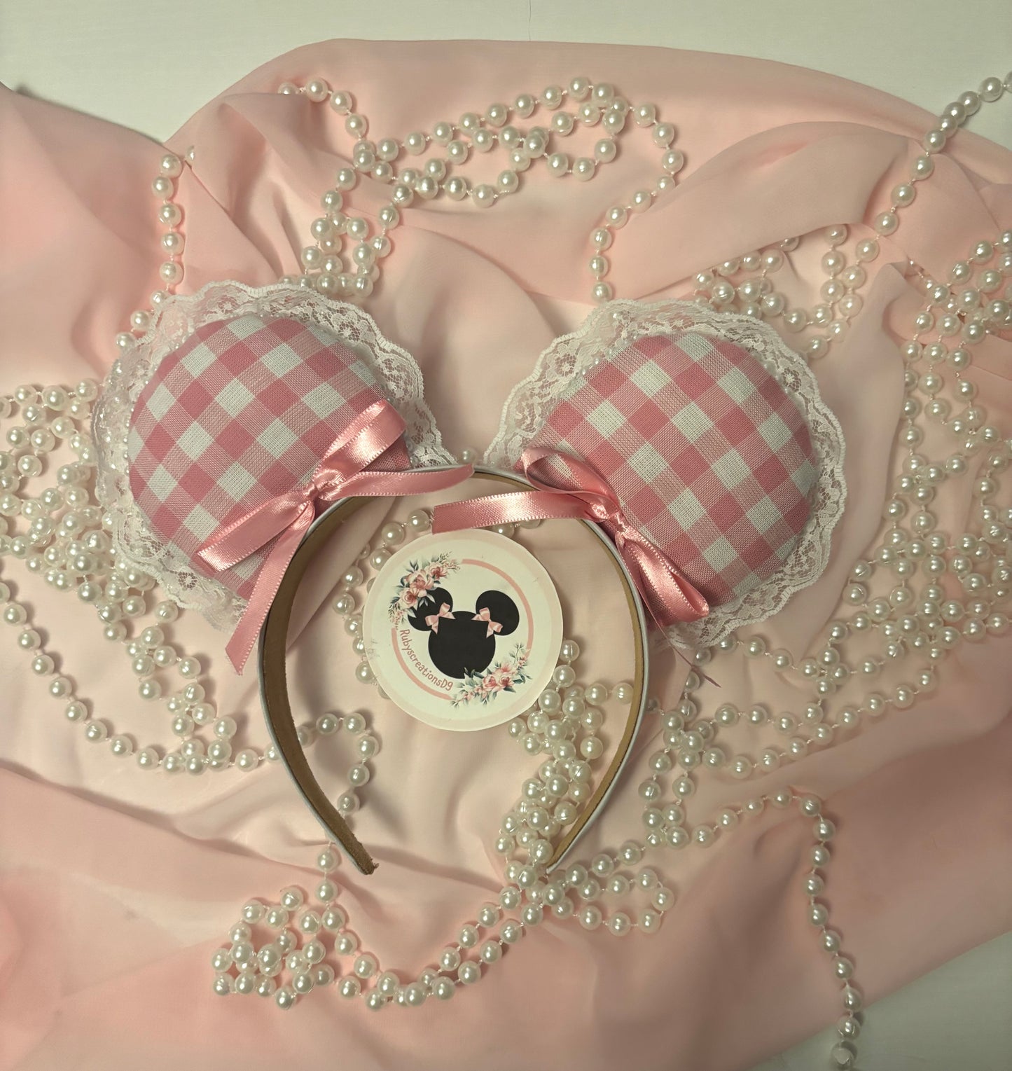 Pink Tulip coquette mouse ears