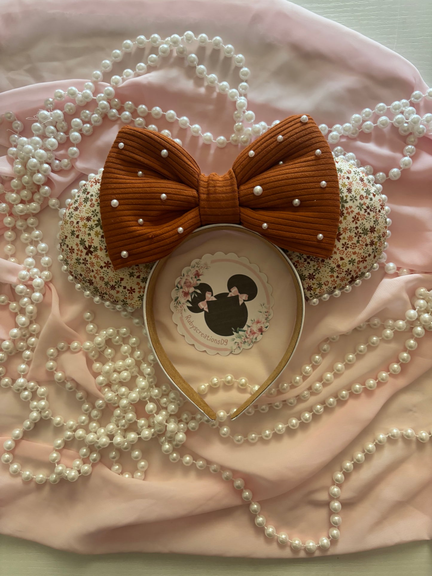 Pumpkin spice mouse ears