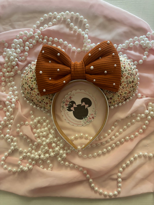 Pumpkin spice mouse ears