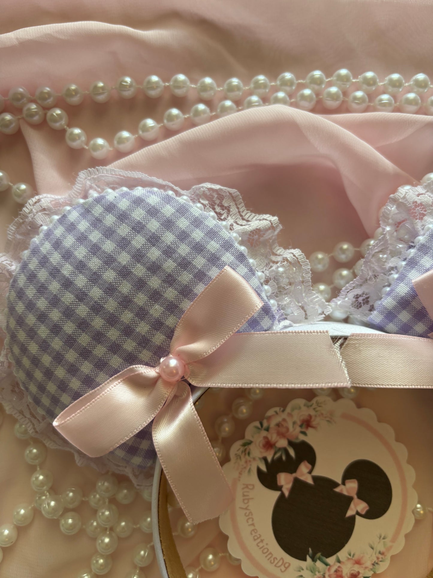 Viola pink coquette mouse ears