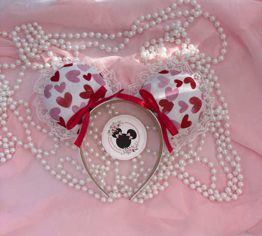 Valentina red coquette mouse ears