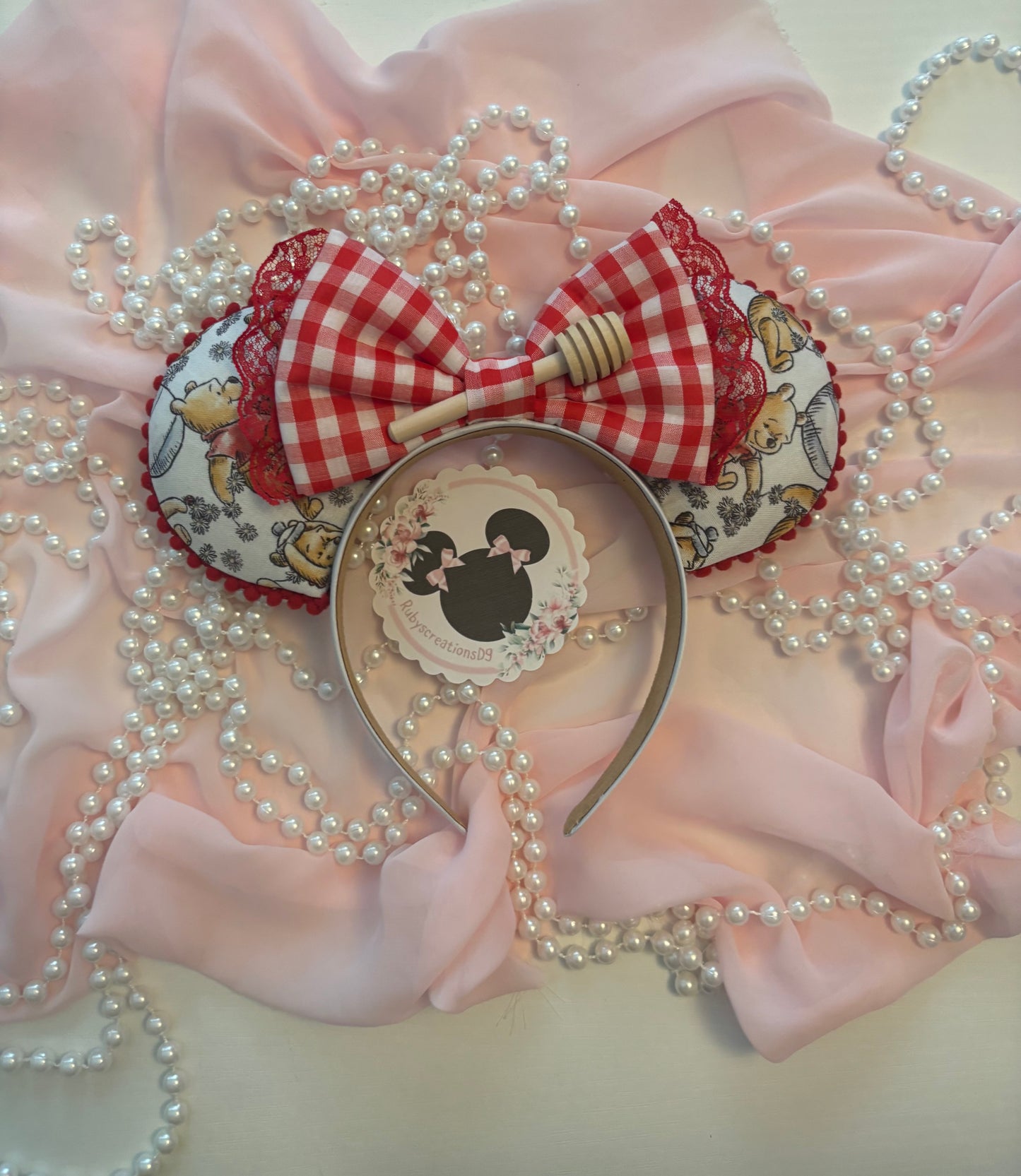 Lovely Pooh picnic mouse ears