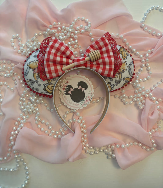 Lovely Pooh picnic mouse ears