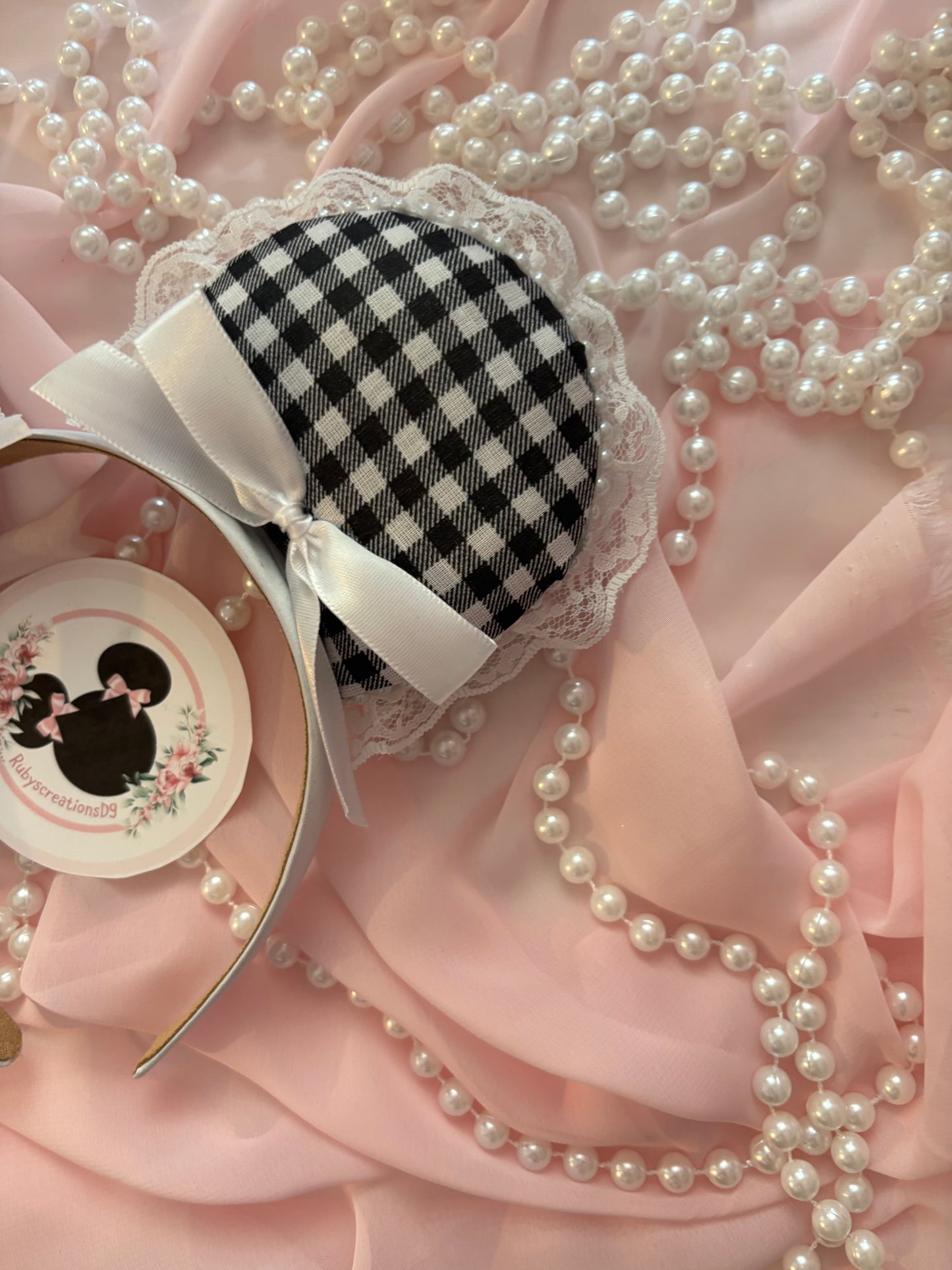 Tuxedo coquette mouse ears