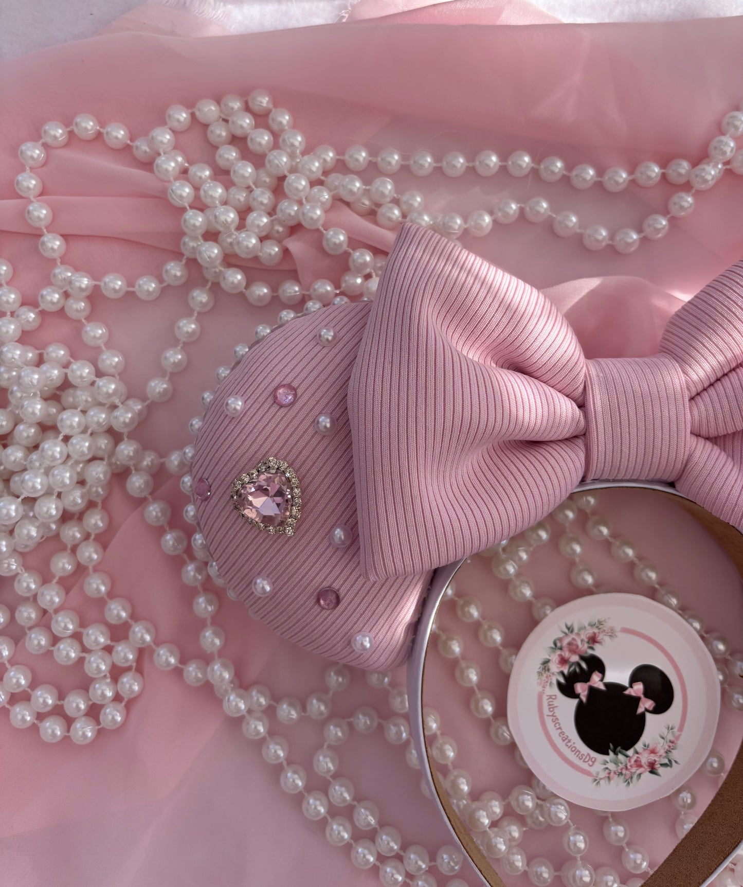 Pink glamour mouse ears