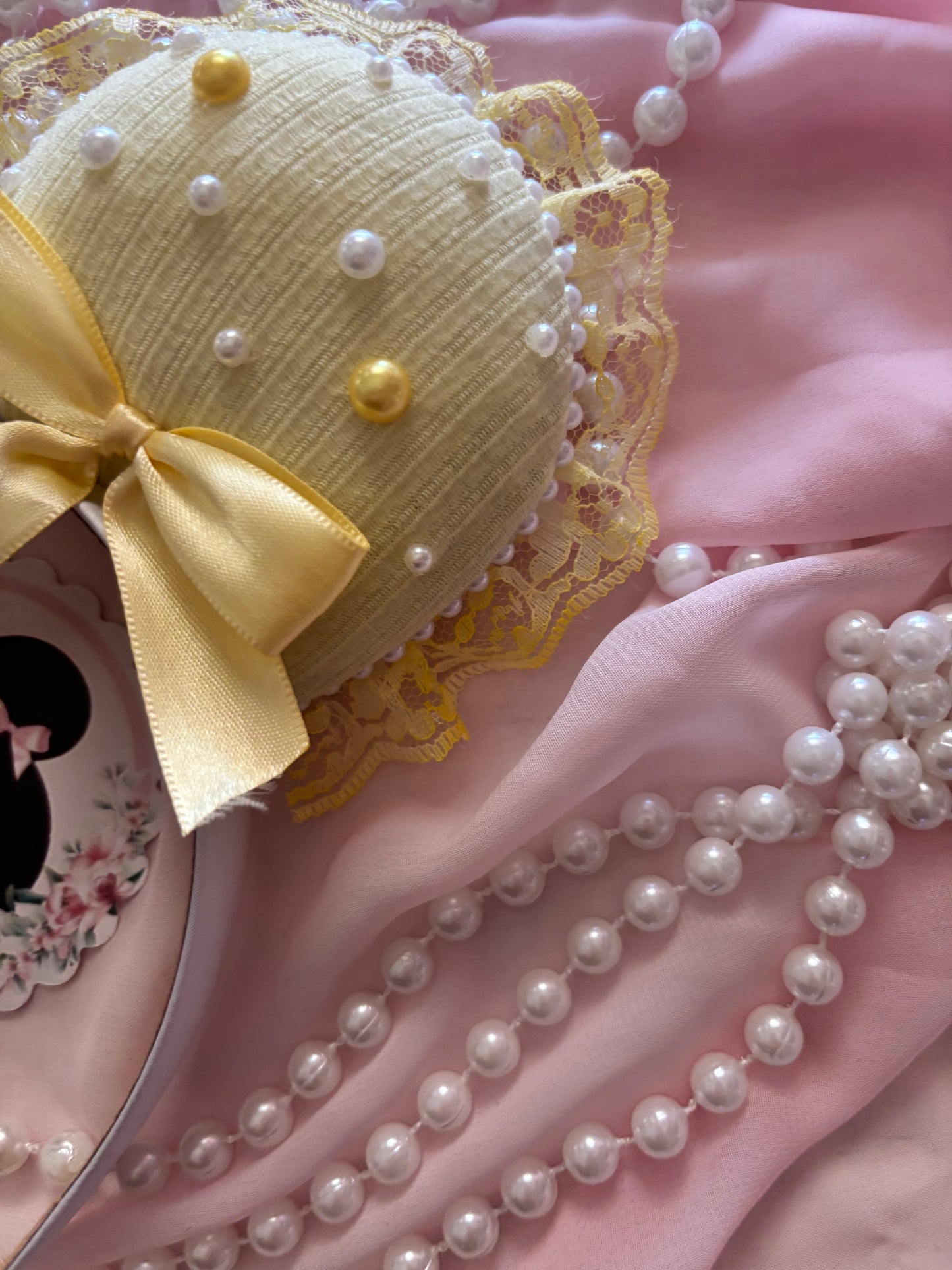Lemon squeeze coquette mouse ears￼