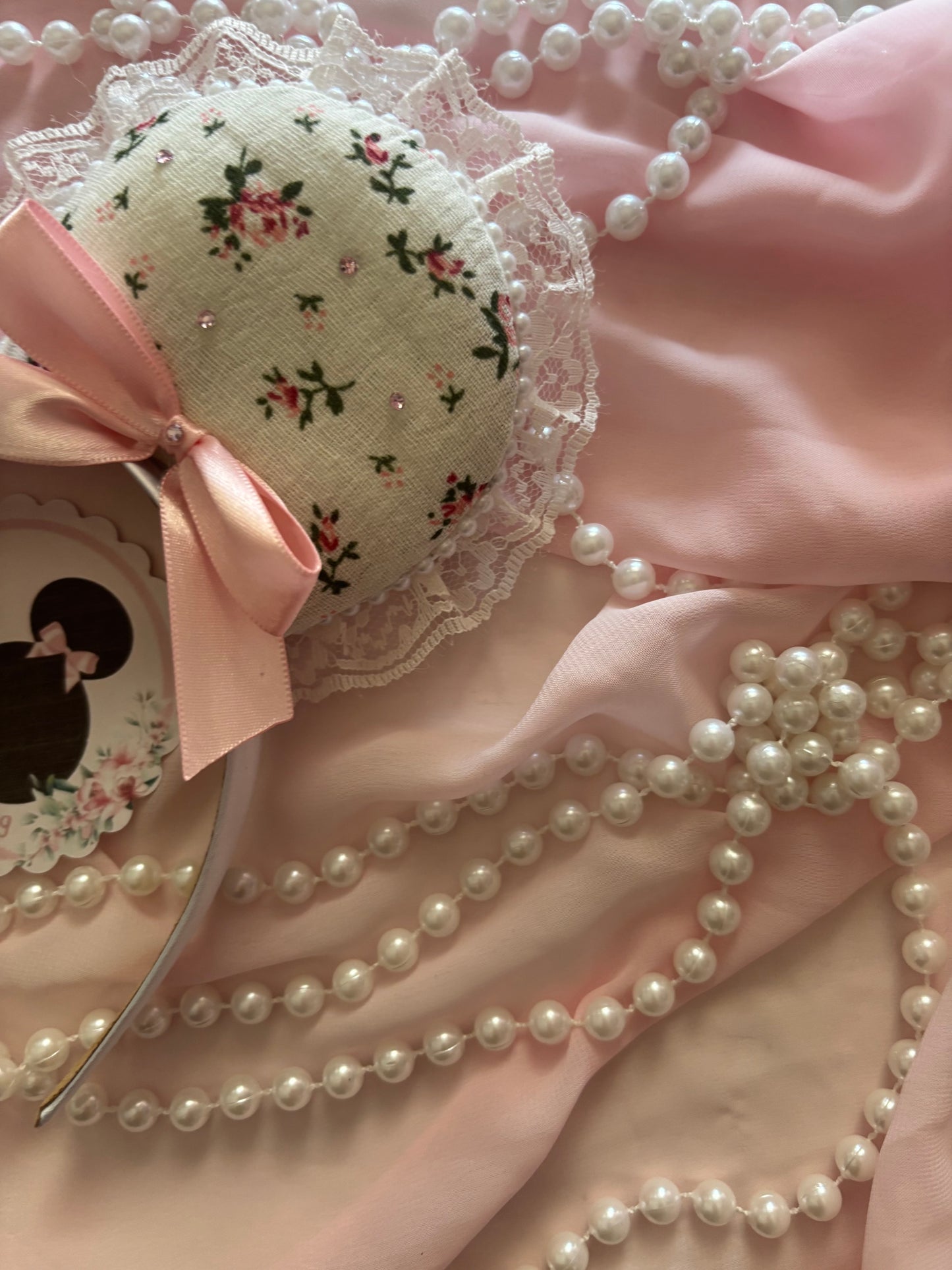 Cherry blossom coquette mouse ears
