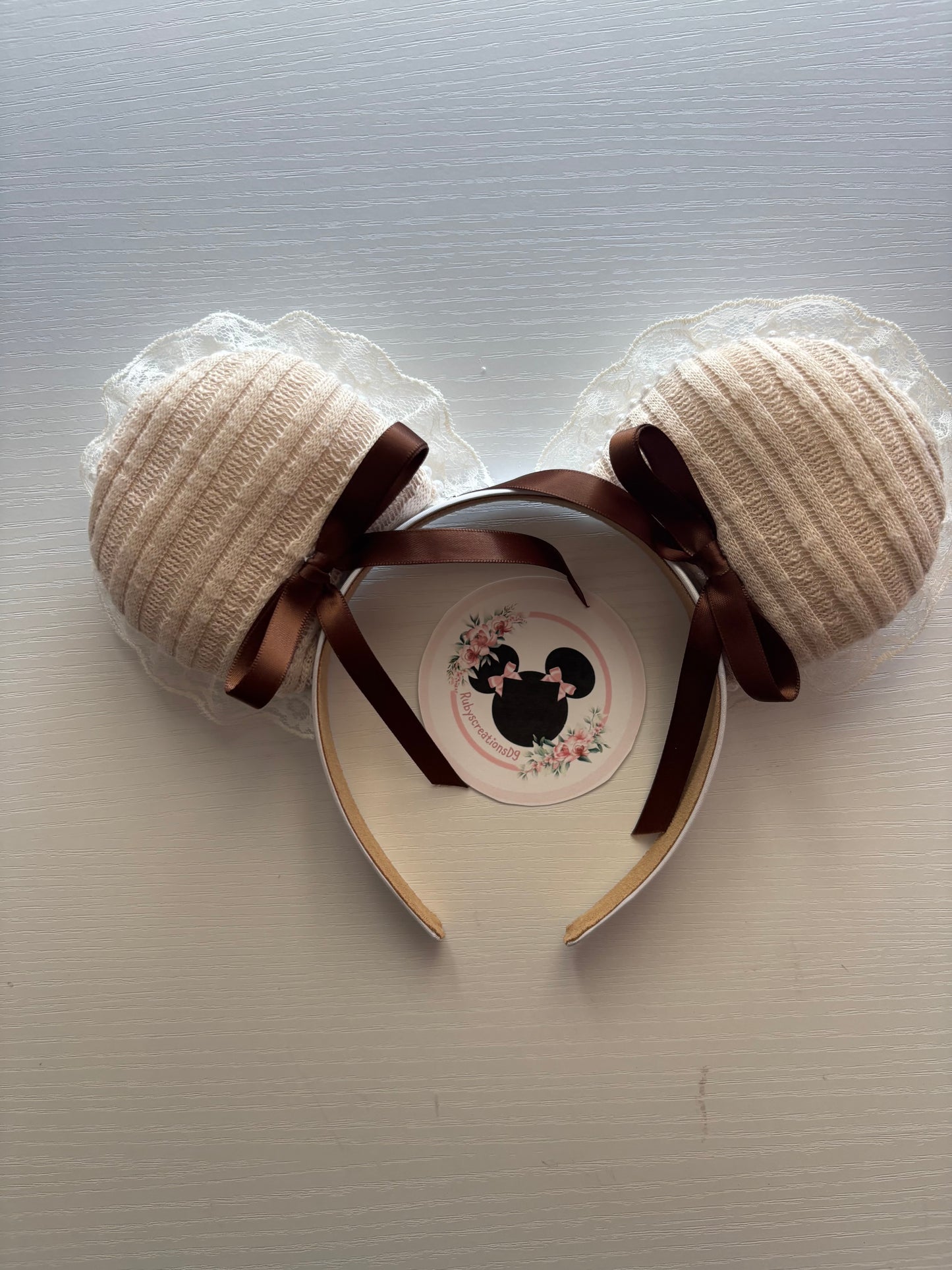Tan sandy mouse ears