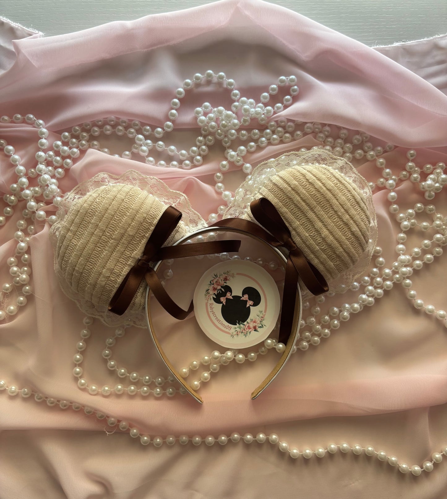 Tan sandy mouse ears