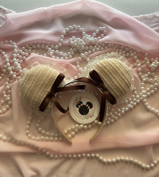 Tan sandy mouse ears