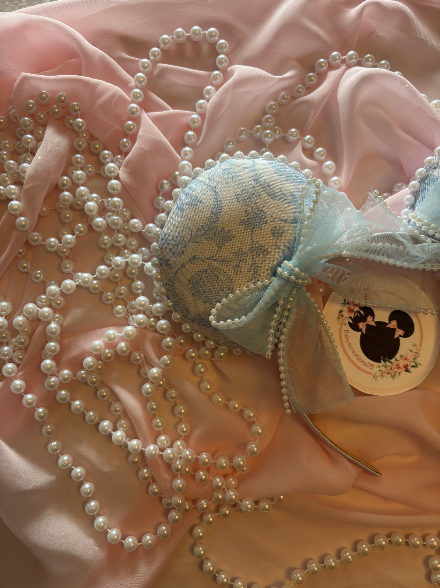 Victoria blue pearled mouse ears
