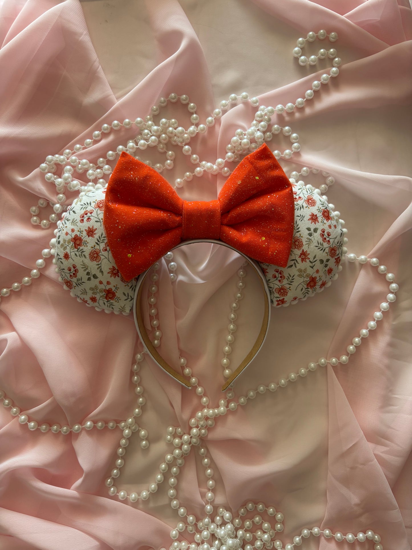 Orange lily mouse ears