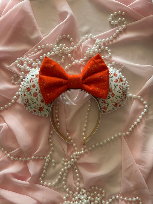 Orange lily mouse ears