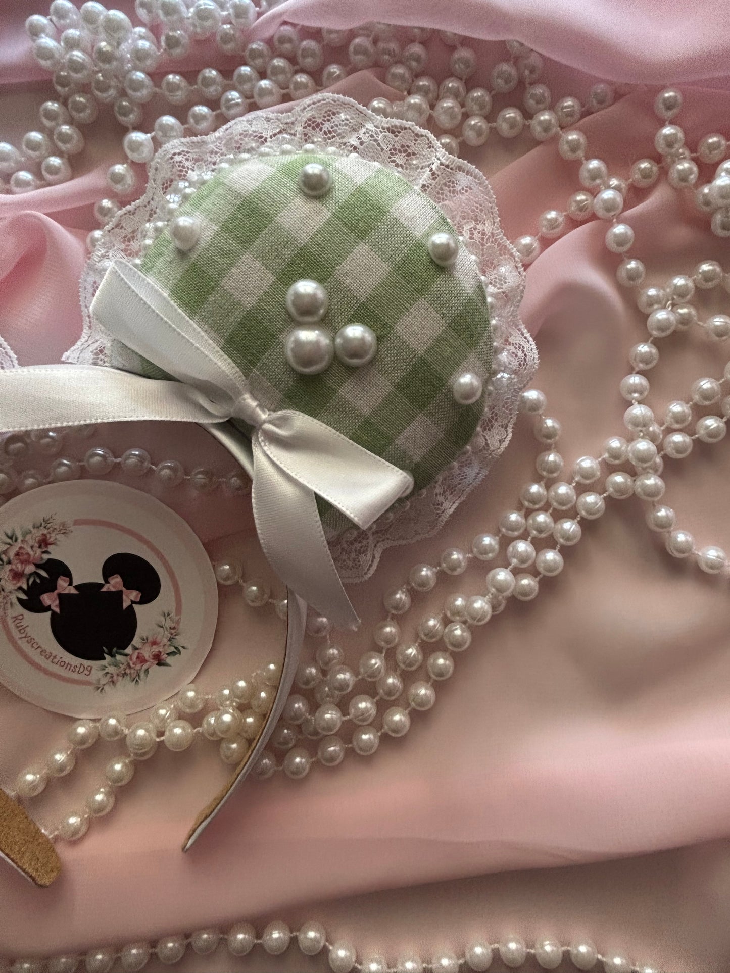 Green tulip coquette mouse ears