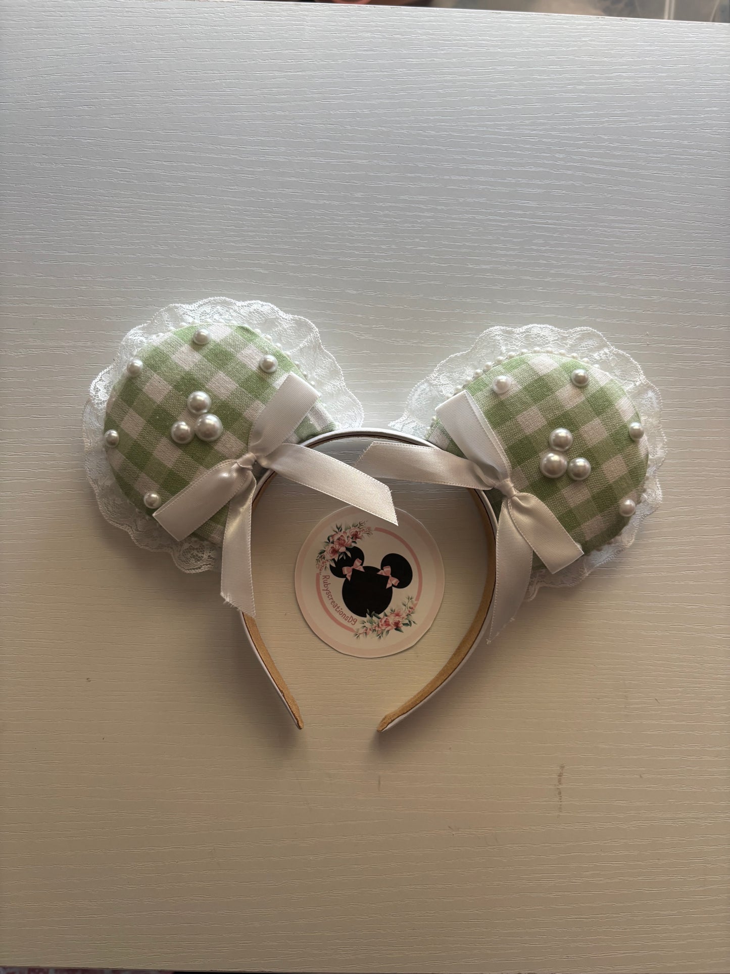 Green tulip coquette mouse ears