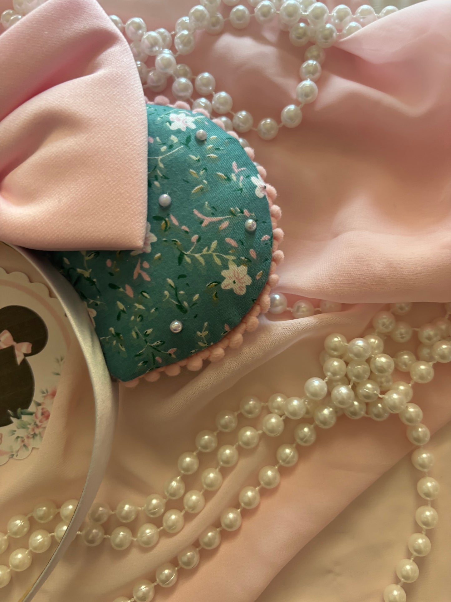 Teal mouse ears