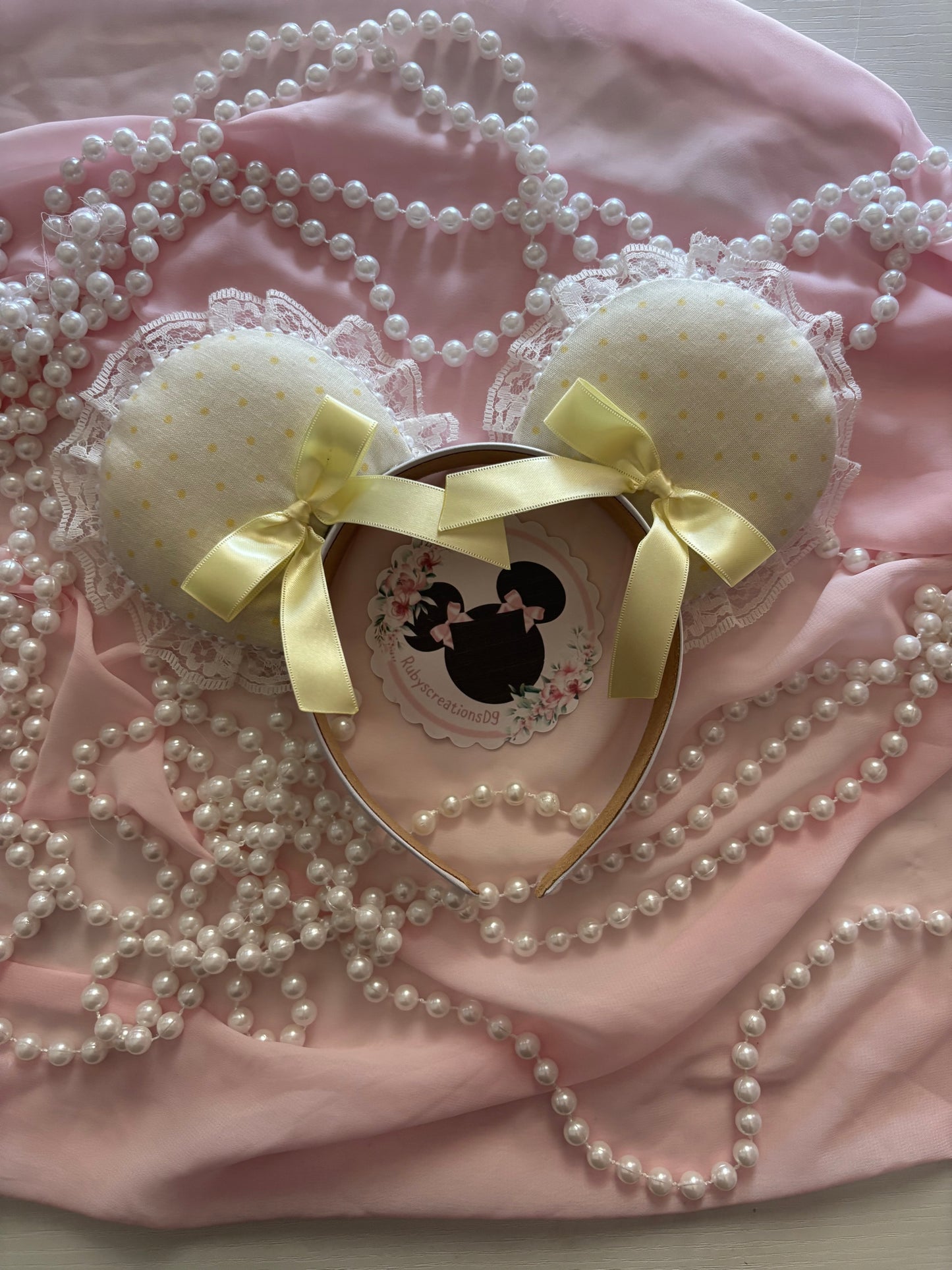 Lemon drop coquette mouse ears