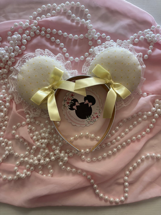 Lemon drop coquette mouse ears