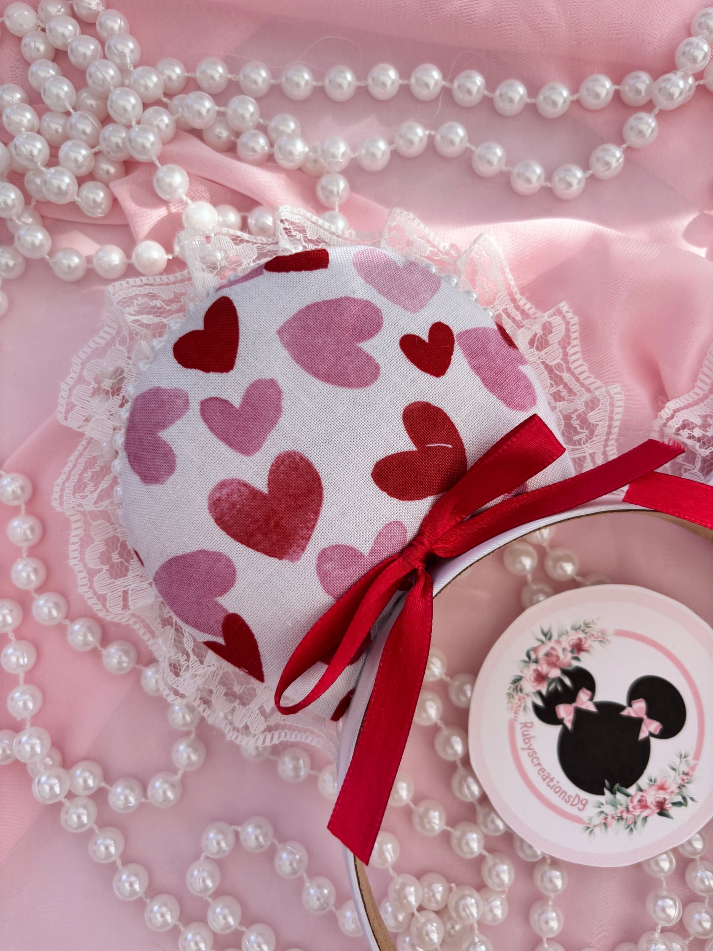 Valentina red coquette mouse ears