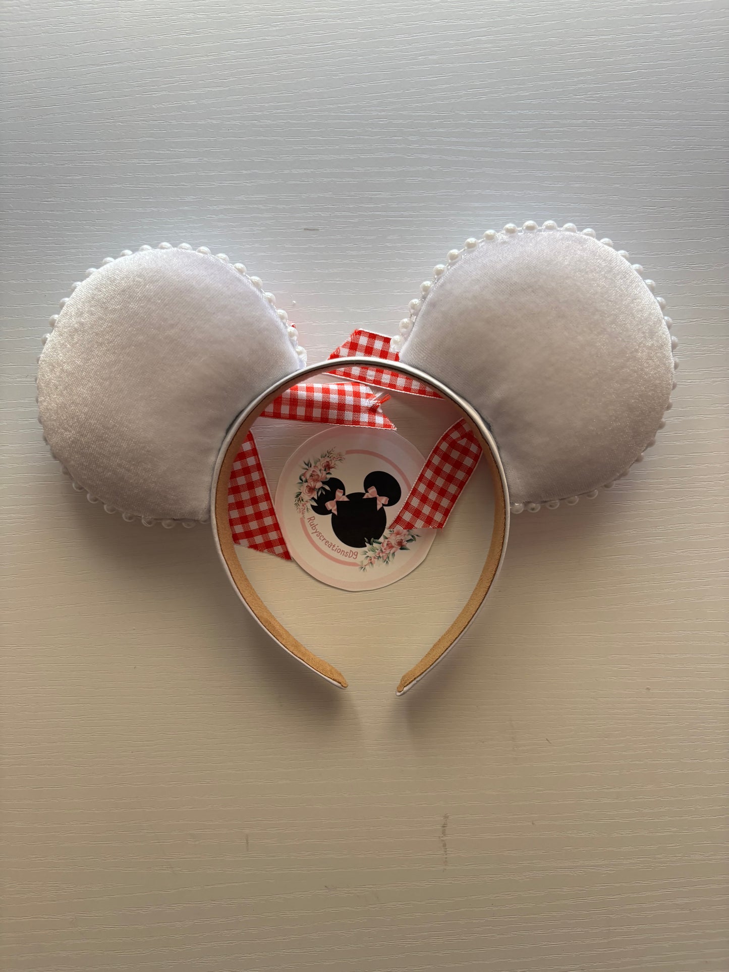 White picnic lia mouse ears