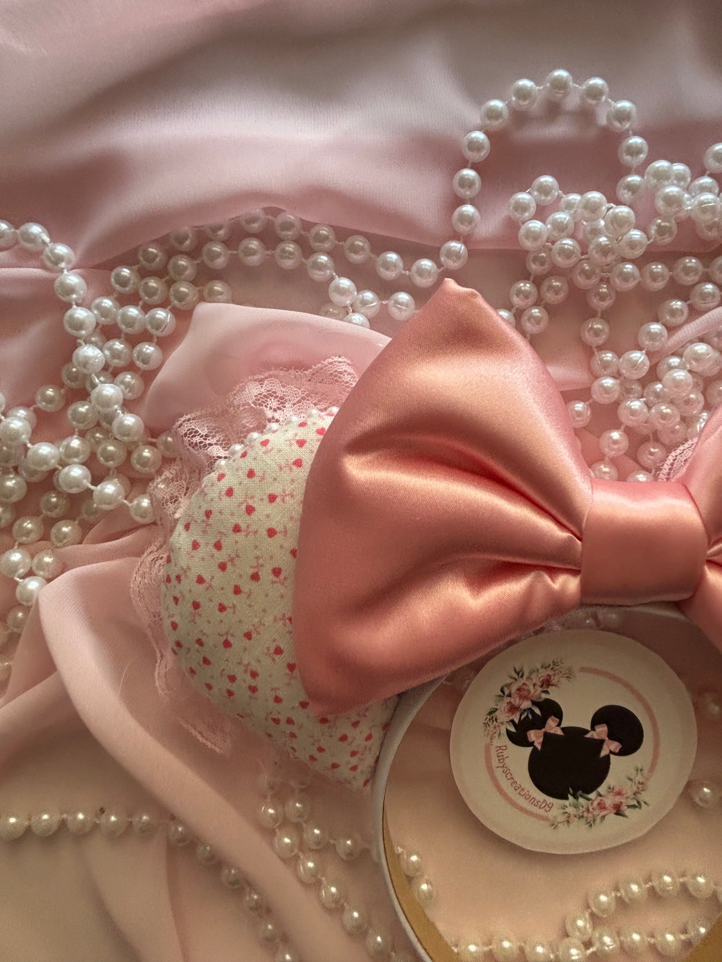 Dainty heart mouse ears