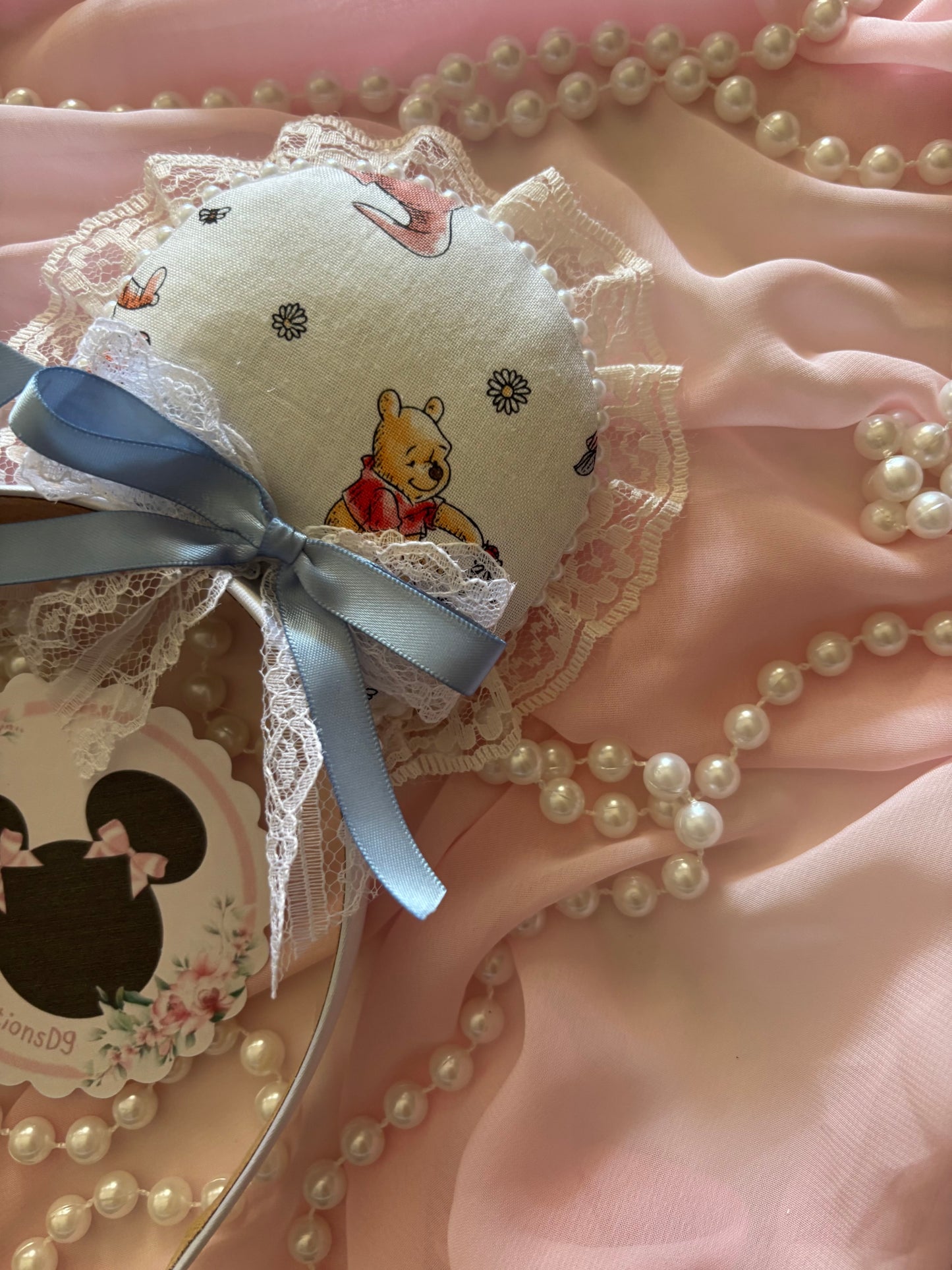 Sky blue bear coquette mouse ears