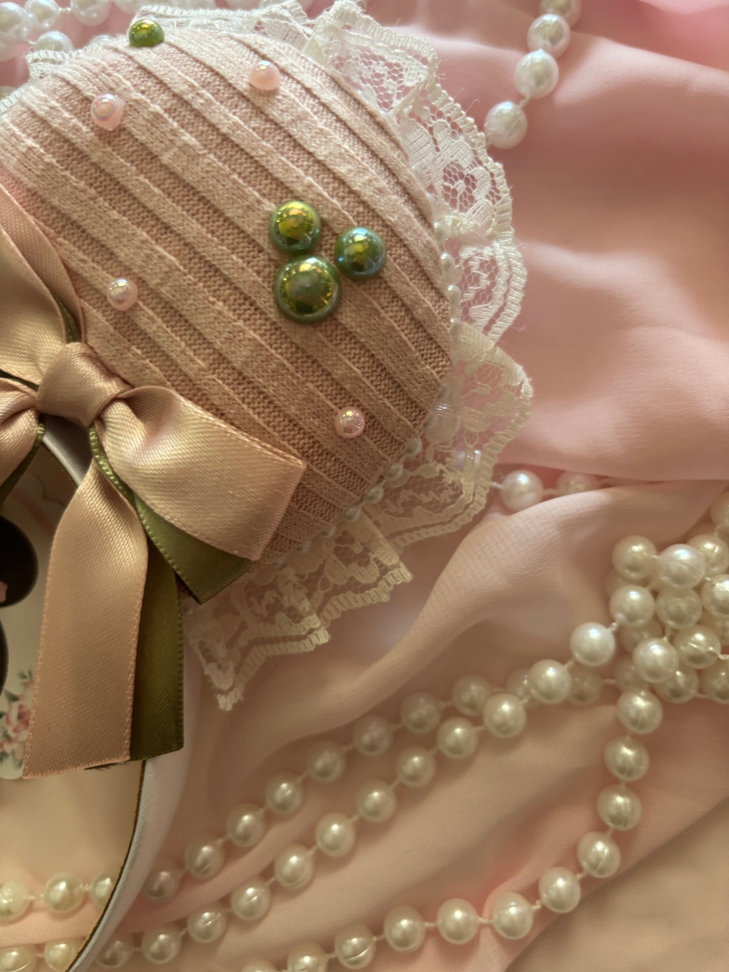 Emerald Rose coquette mouse ears