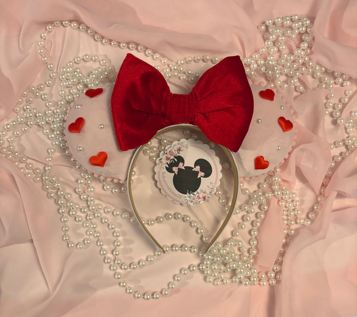 Lovable pink mouse ears