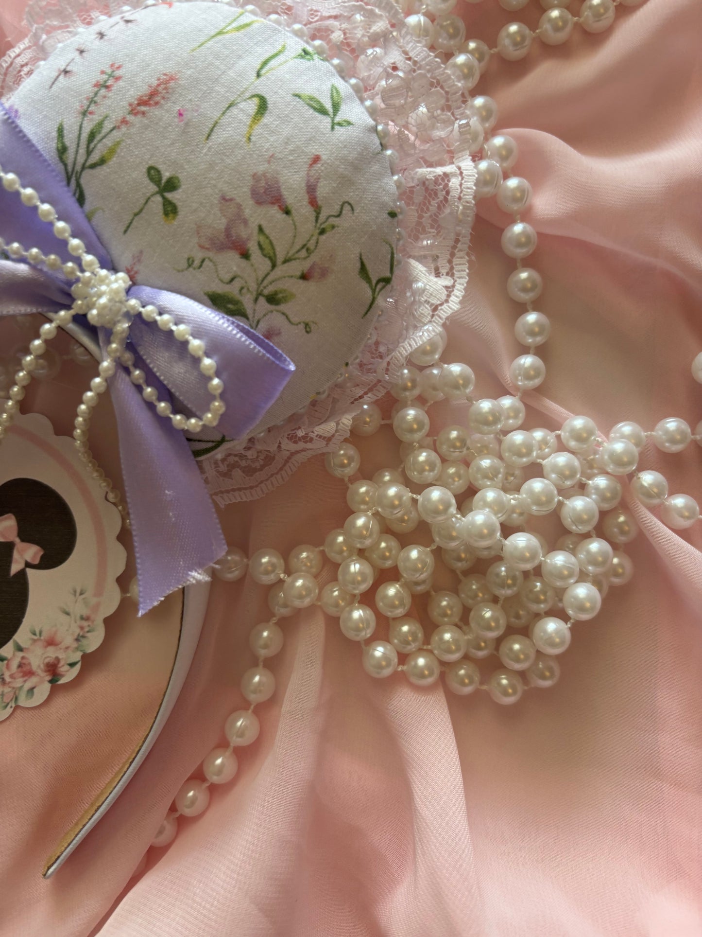 Orchid kiss coquette mouse ears
