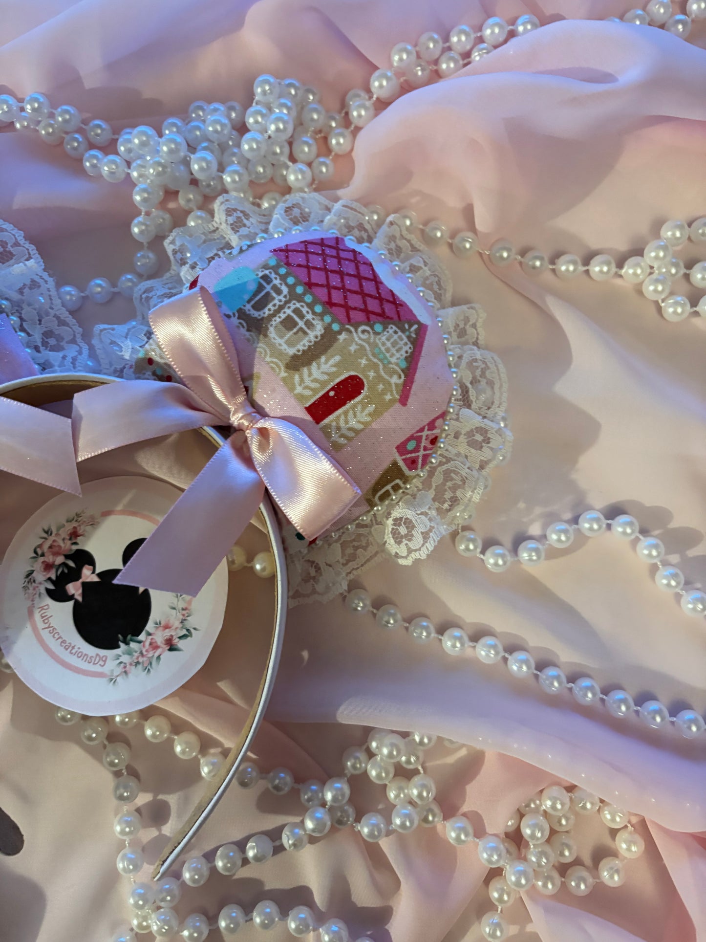 Gingerbread house coquette mouse ears