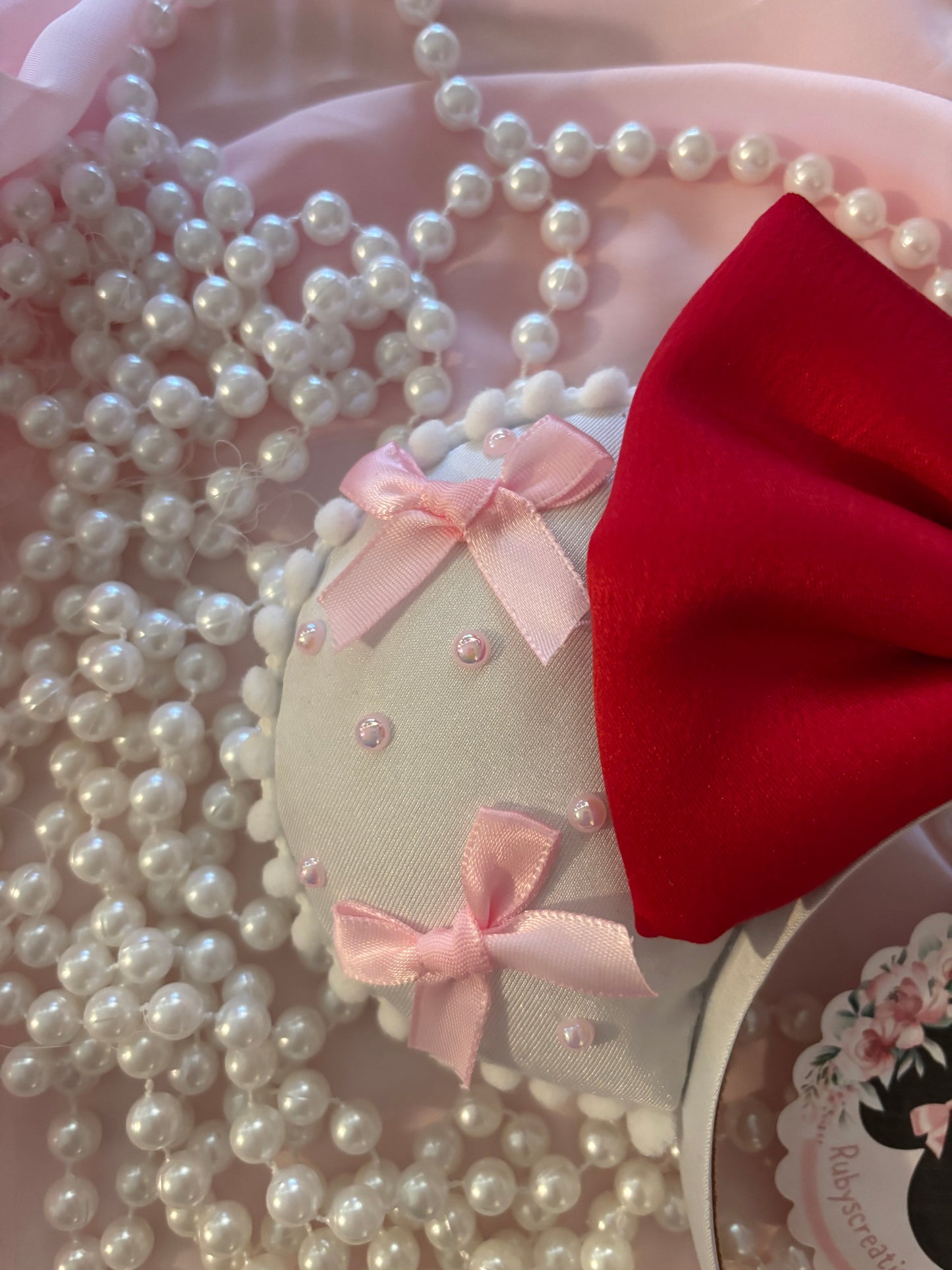 Delia red mouse ears