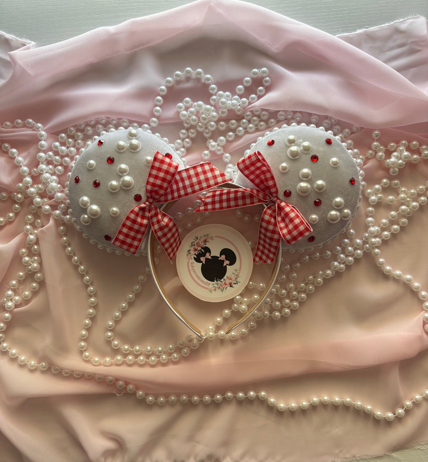White picnic lia mouse ears