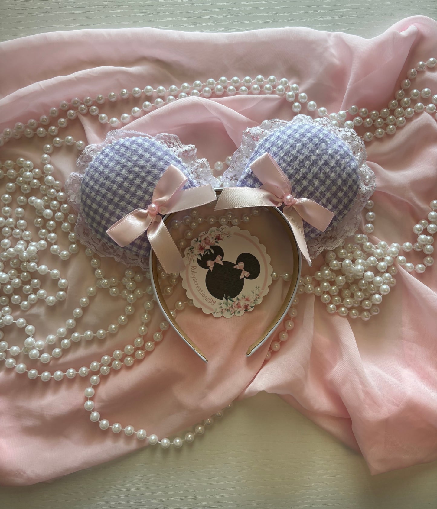 Viola pink coquette mouse ears