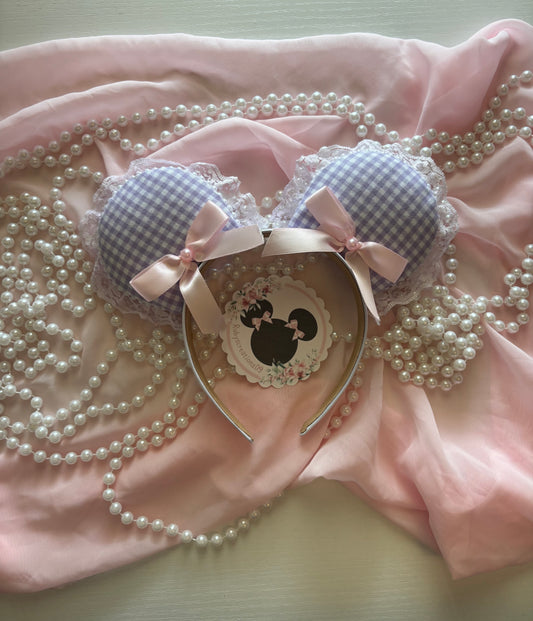 Viola pink coquette mouse ears