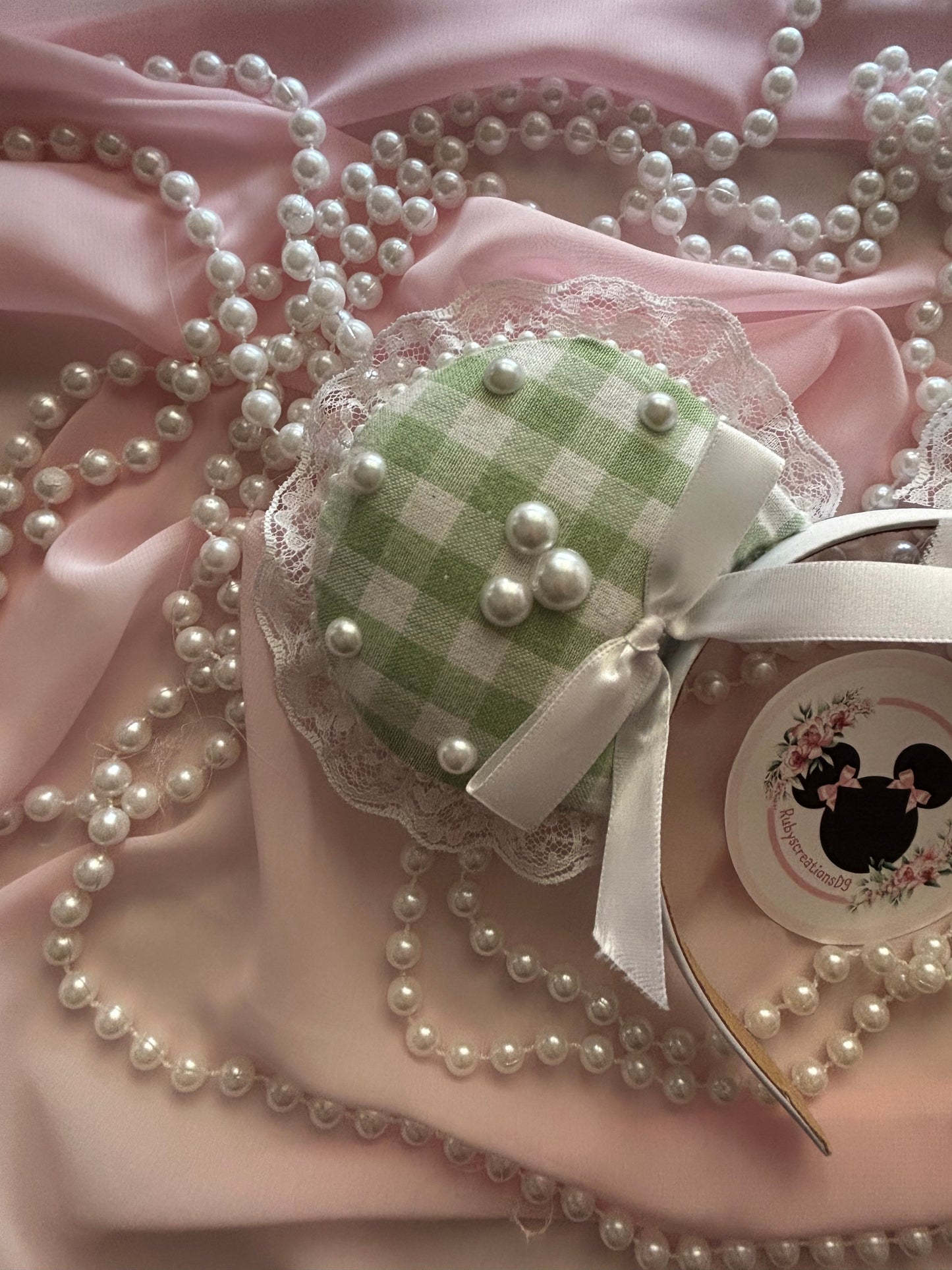 Green tulip coquette mouse ears