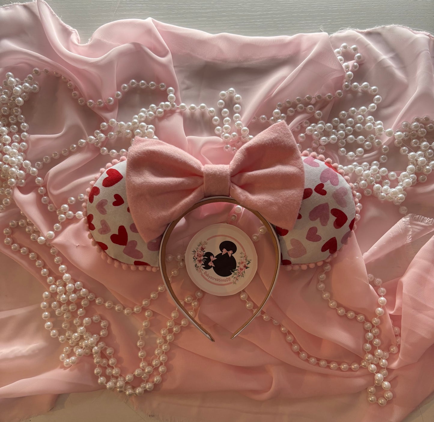Valentina pink mouse ears