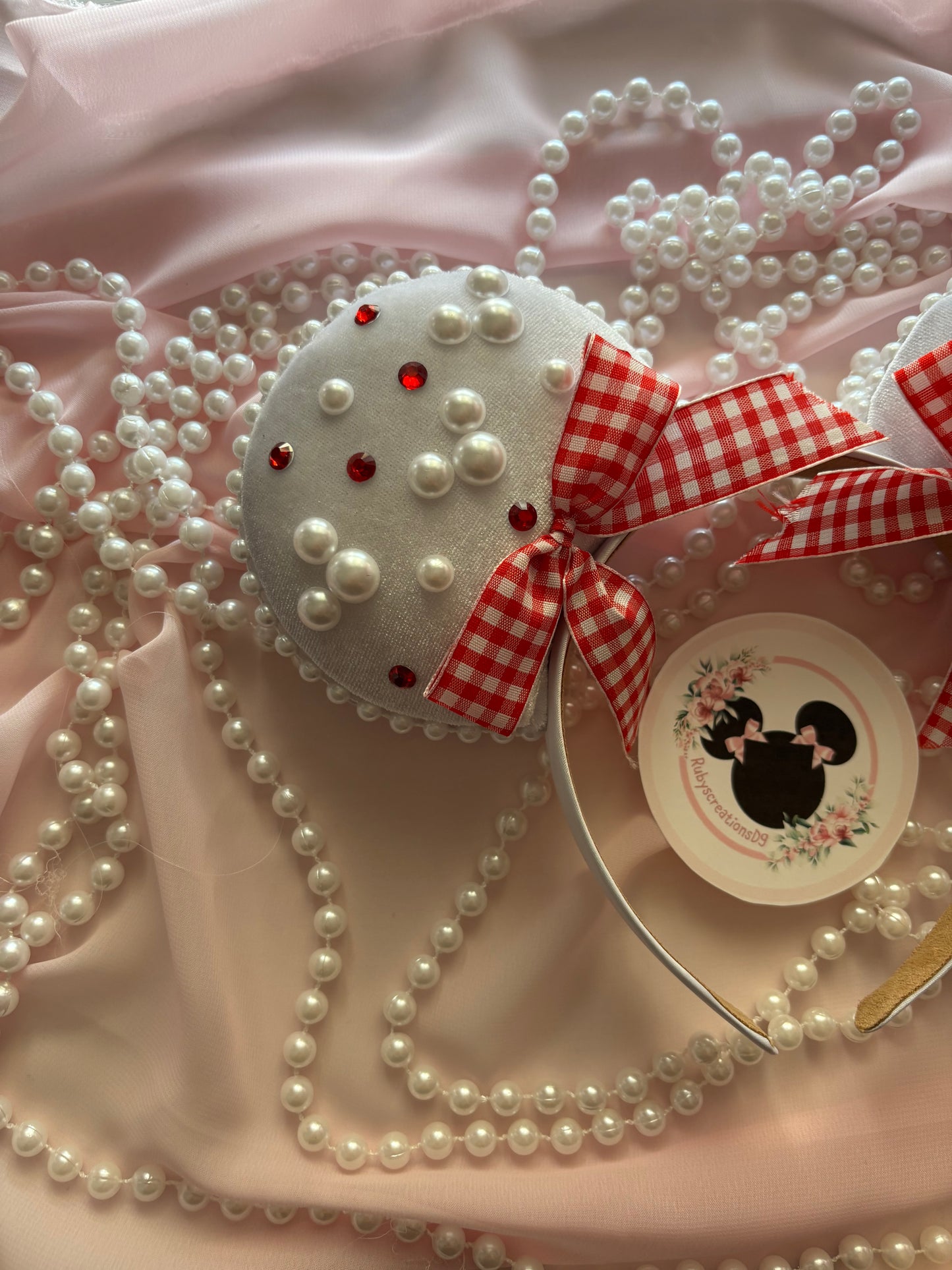White picnic lia mouse ears