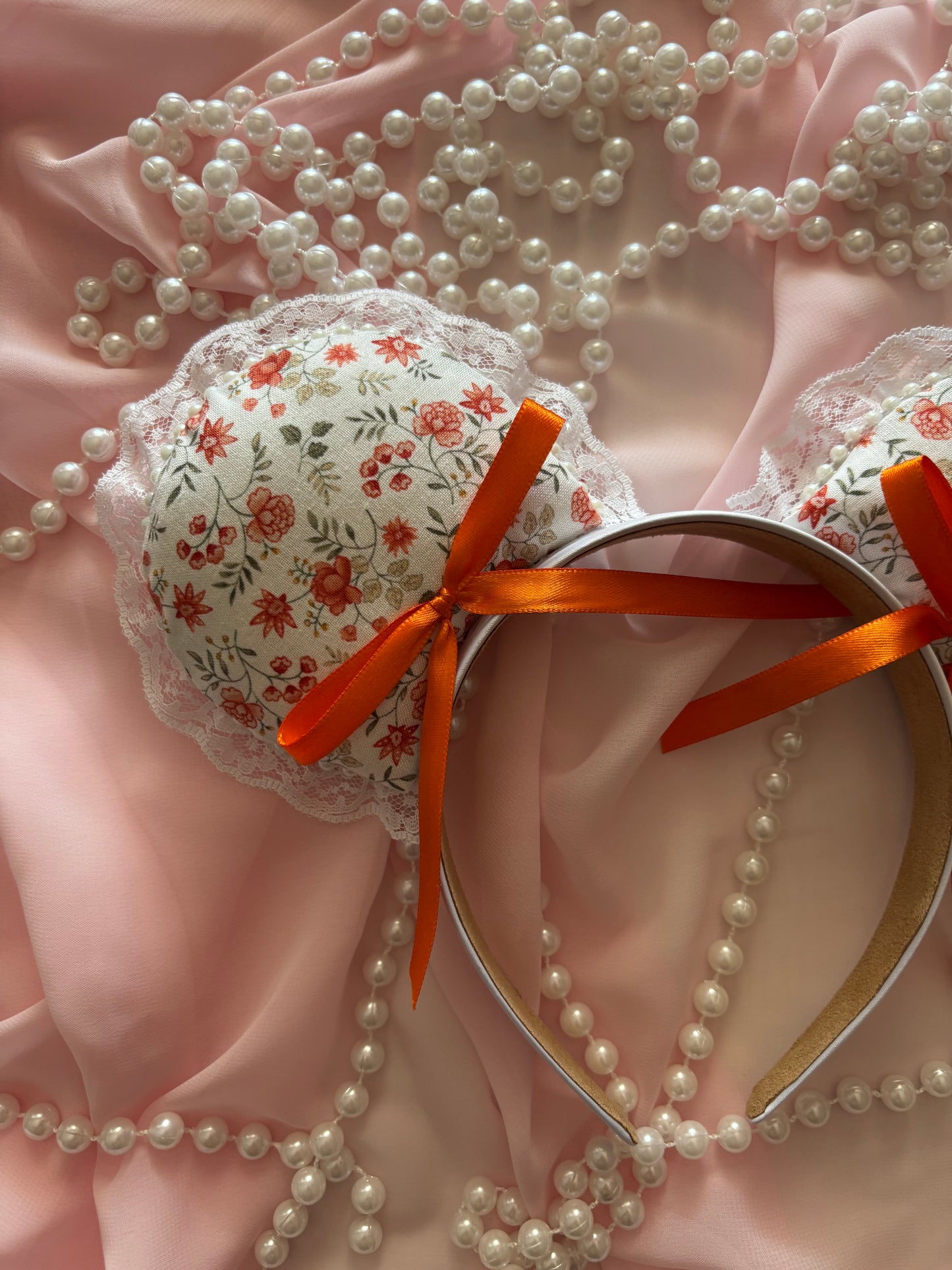 Orange lily coquette mouse ears