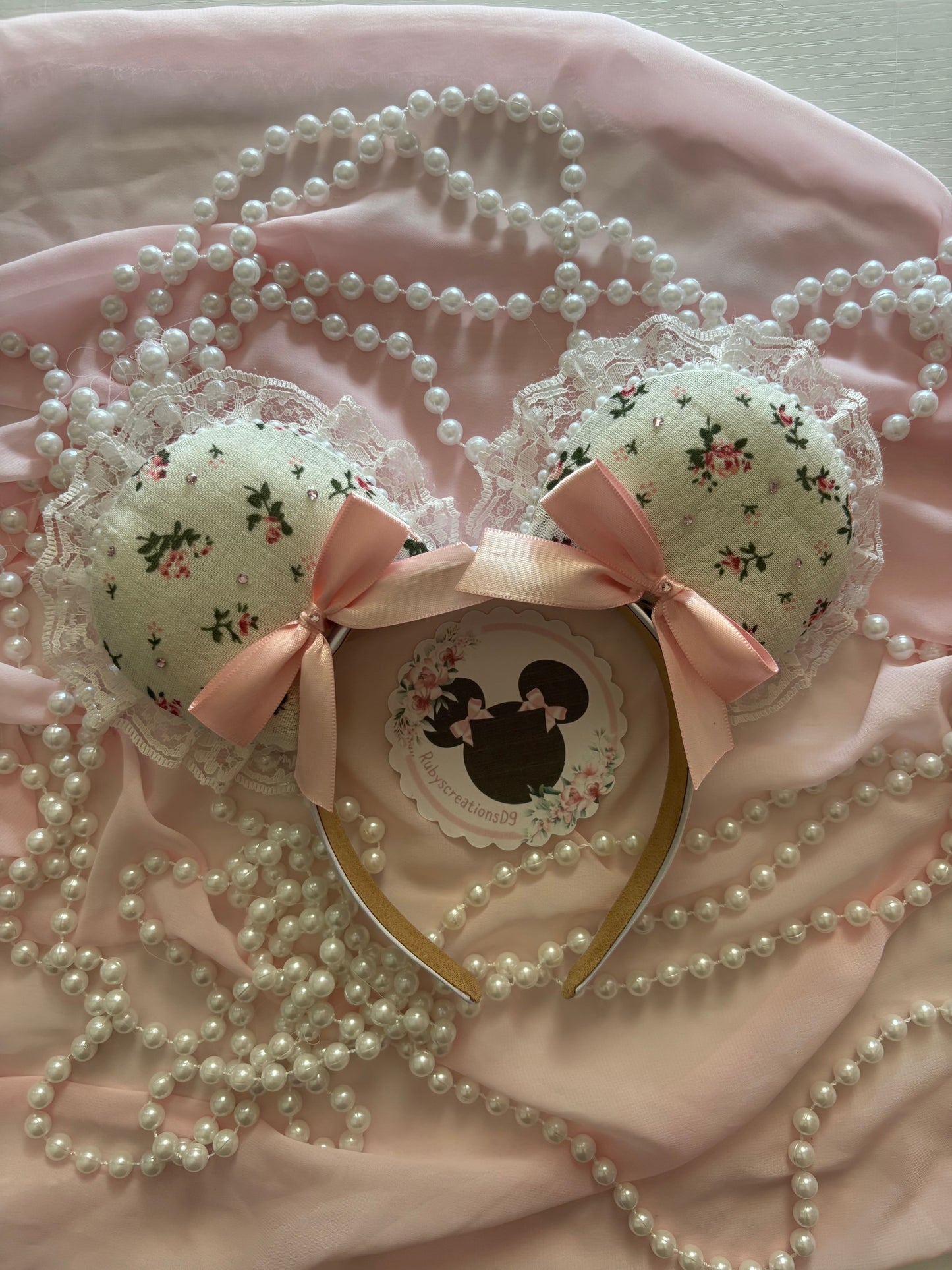 Cherry blossom coquette mouse ears