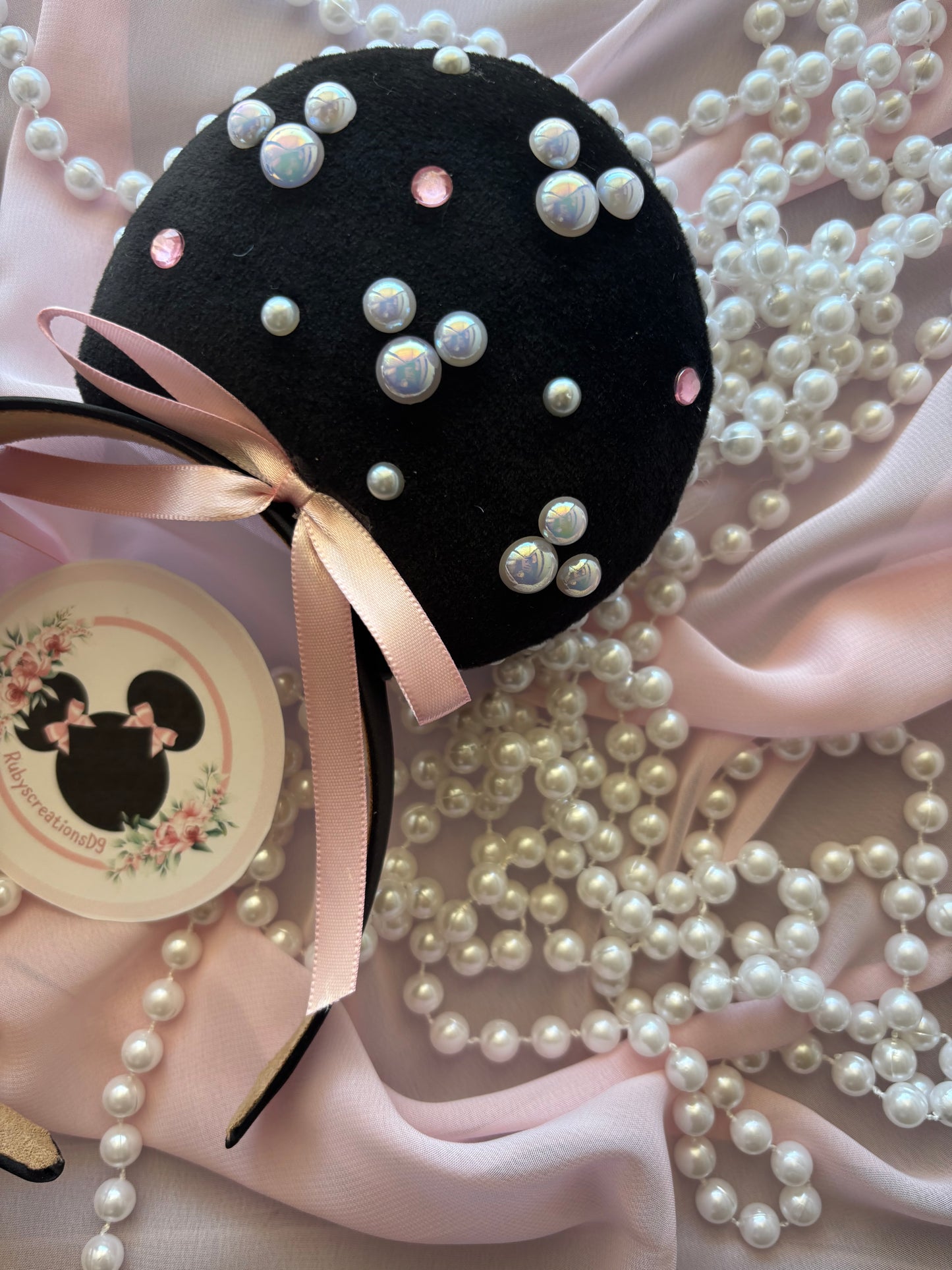 Ebony rose mouse ears