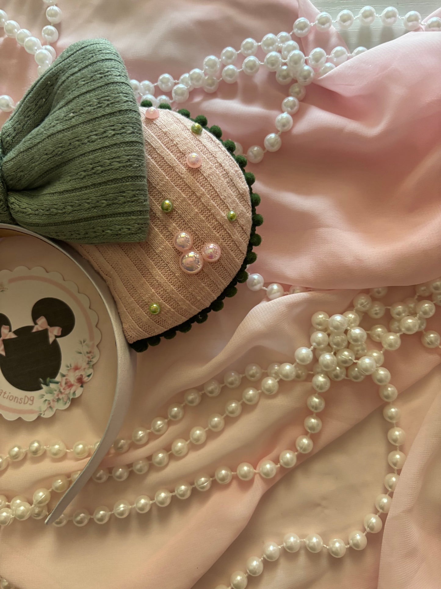 Emerald Rose mouse ears