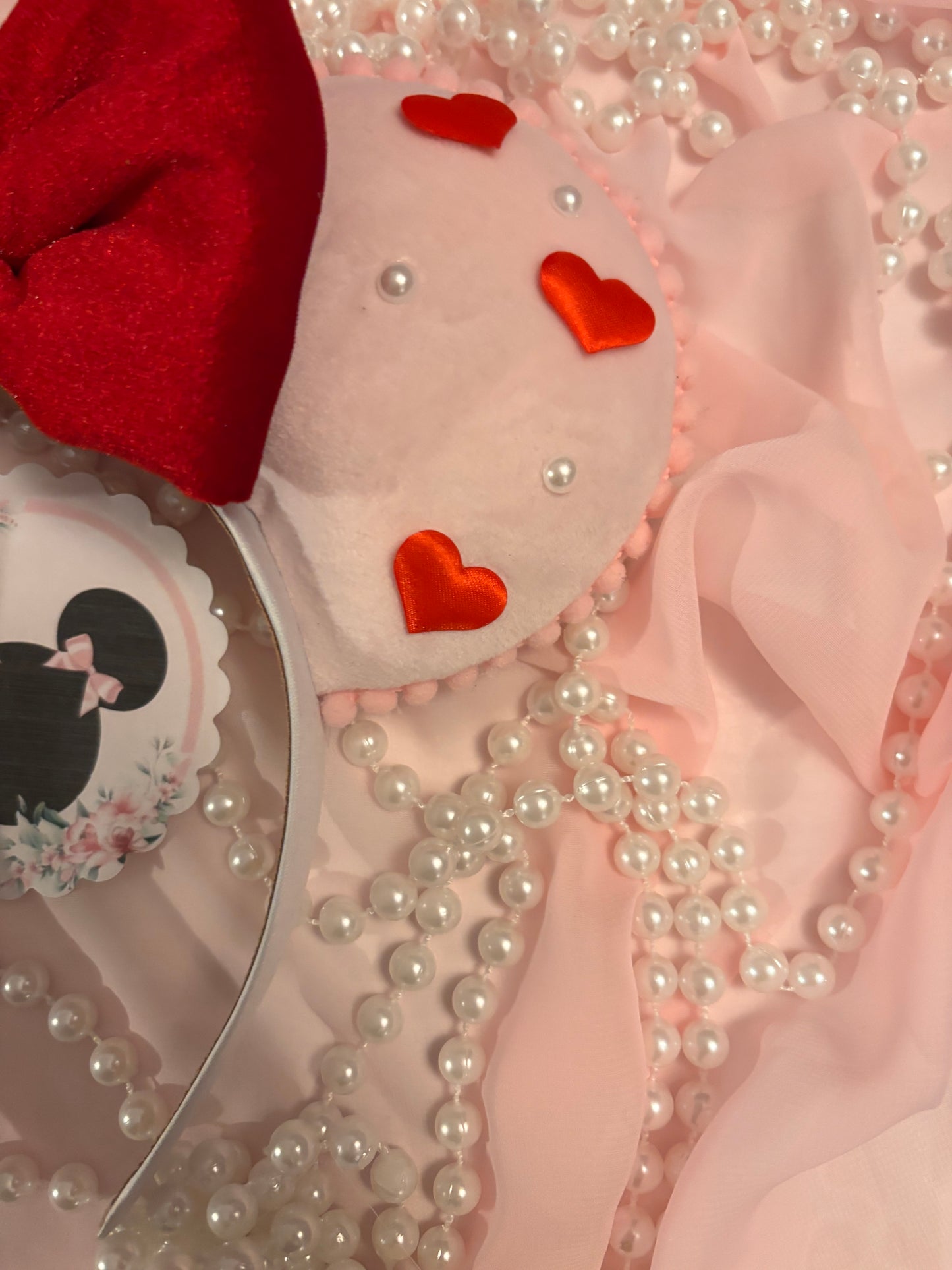 Lovable pink mouse ears